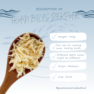 [100g] Great Ocean Ikan Bilis Pekpak Kopek (Mini BBR) | 黄金白北肉 (小) (MINI BBR) - Image 3