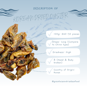 [100g-B] Great Ocean Korean Dried Oyster | 正宗太阳菊韩国蠔干 (B级) - Image 3