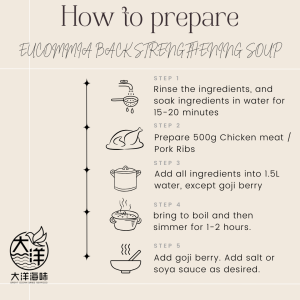 [±120g] Great Mountain Herbs Eucommia Back Strengthening Soup Pack | 杜仲壮腰补骨汤汤包 - Image 7