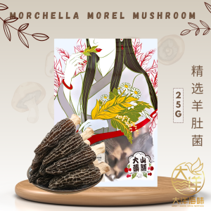 [L- 25G] Great Ocean Morchella Morel Mushroom | 精选 羊肚菌
