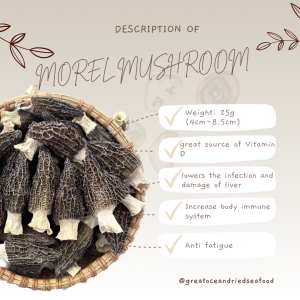 [L- 25G] Great Ocean Morchella Morel Mushroom | 精选 羊肚菌 - Image 4