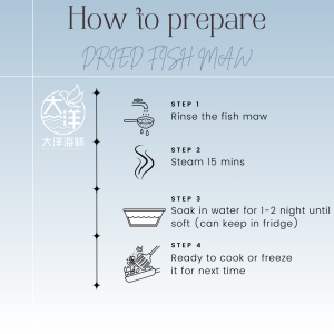 [100g] Great Ocean Premium Dried Ivory Fish Maw | 上等野生干象牙花胶 | 鱼鳔 - Image 6