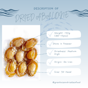 [100g-300H] Great Ocean Dried Abalone | 优质 干鲍鱼 (Dried Abalone - 300 Head) - Image 7