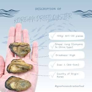 [100g] Great Ocean Authentic Korean Dried Oyster | 正宗太阳菊 韩国蚝干 - Image 8