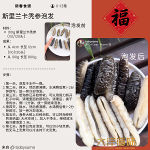 [300g] Great Ocean Sri Lanka Sandfish Sea Cucumber | 斯里兰卡秃参 (一级) - Image 10