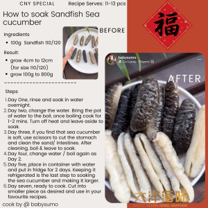 [300g] Great Ocean Sri Lanka Sandfish Sea Cucumber | 斯里兰卡秃参 (一级) - Image 9